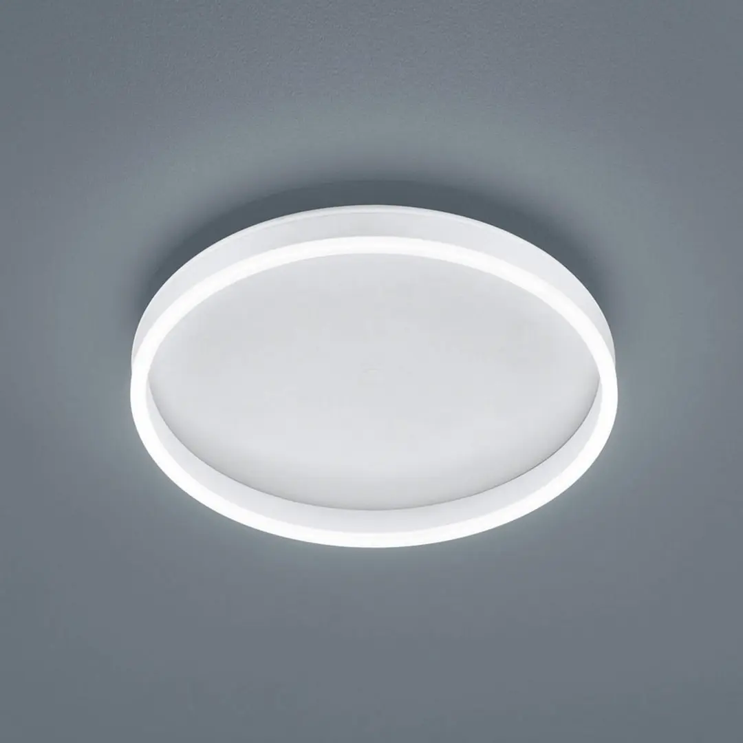Helestra Sona LED-Deckenleuchte dimmbar Ø40cm weiß