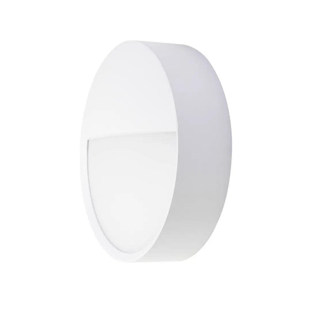 BRUMBERG LED-Außenwandlampe EYE, halboffen, weiß, CCT, IP65