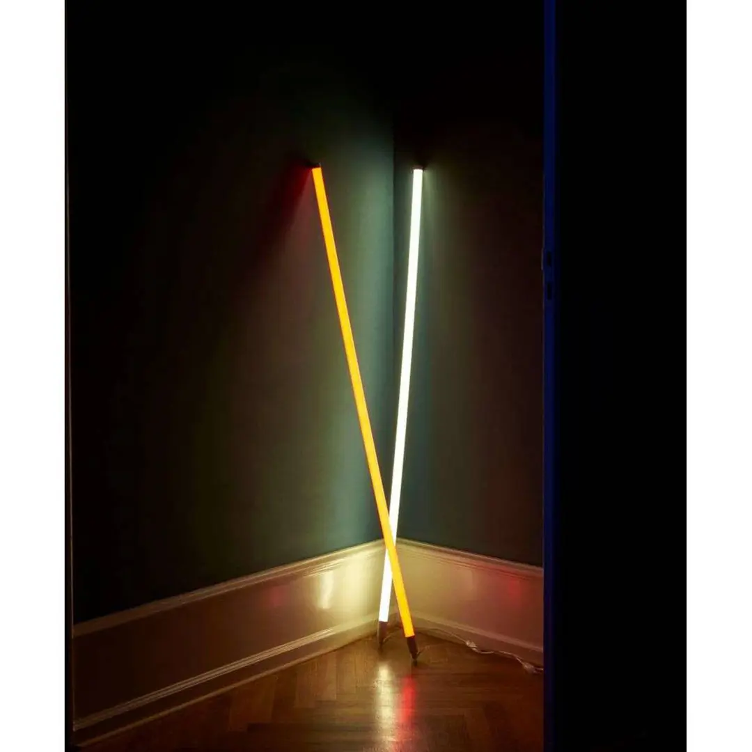 HAY LED-Röhre Neon Tube, gelb, PVC, Länge 1,5 m, Stecker
