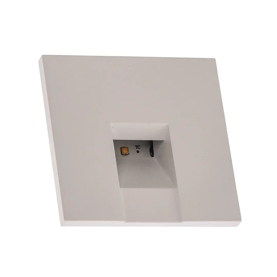 BRUMBERG Wall Kit68 rückversetzt eckig weiß