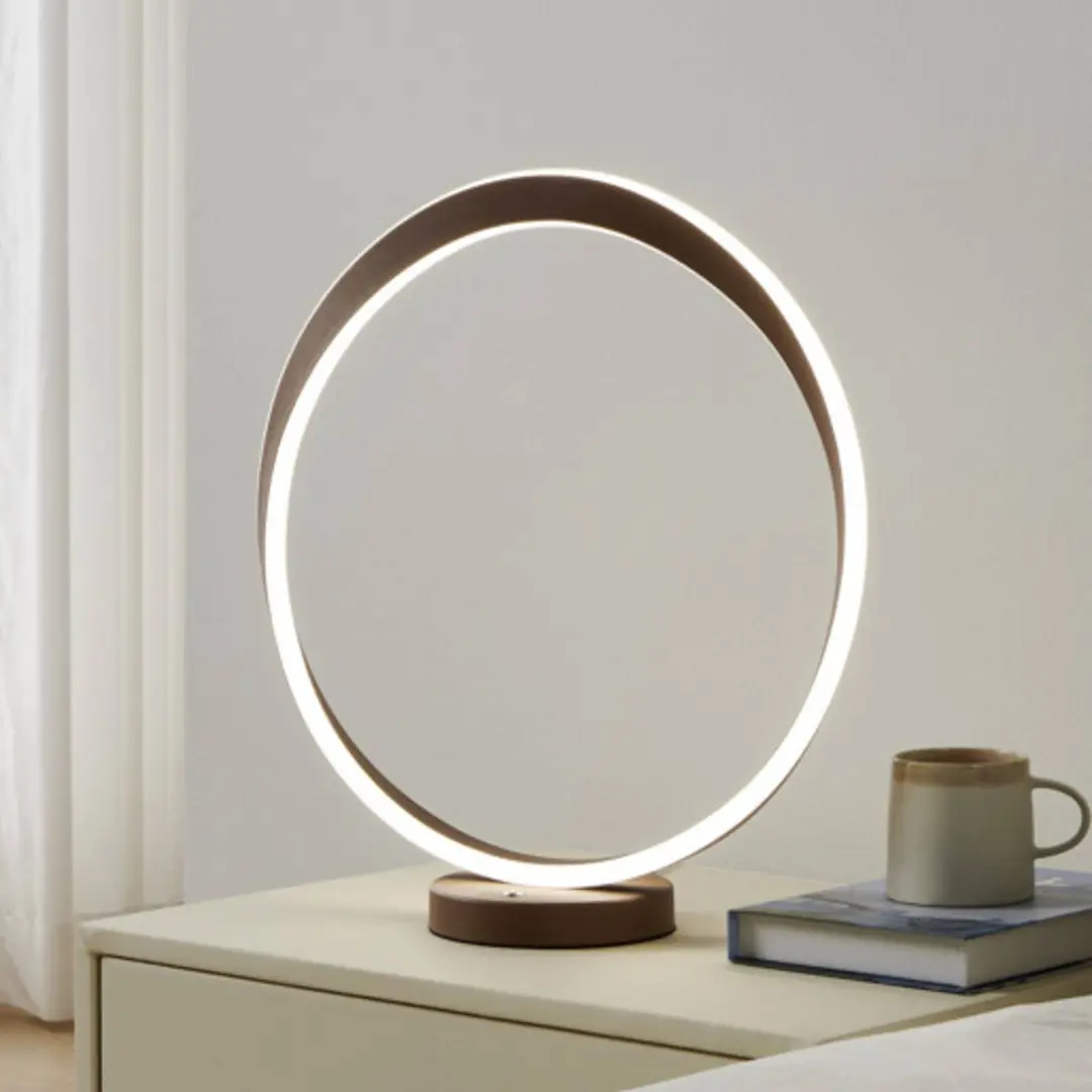 EGLO LED-Tischleuchte CAMEROTA, bronze, Höhe 44 cm, CCT, dim