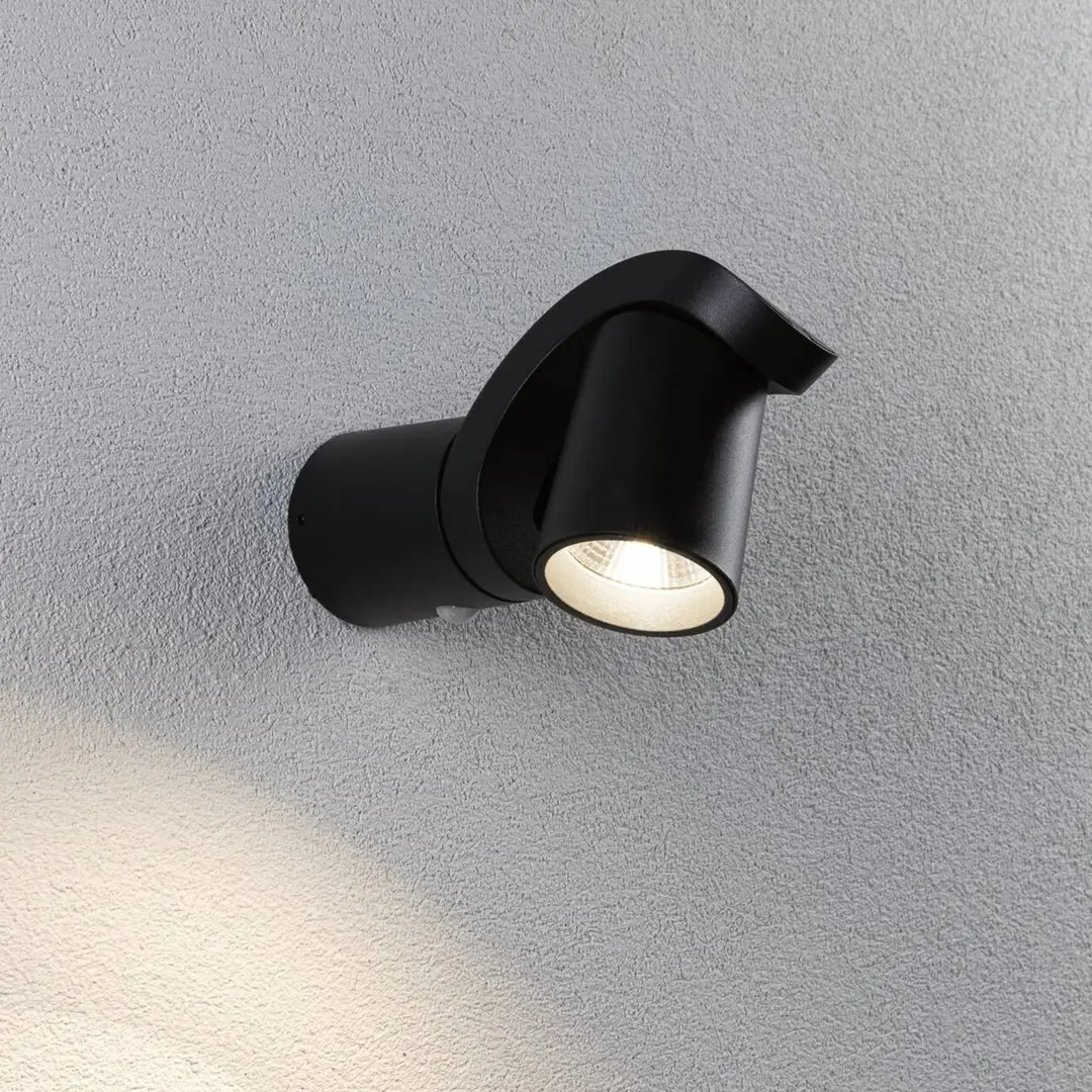 Paulmann LED-Außenwandleuchte Cuff, Sensor, anthrazit