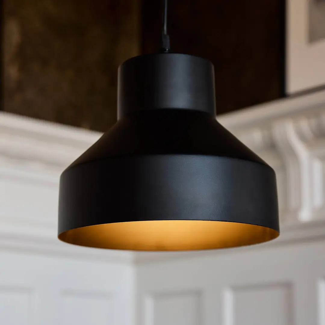 PR Home Solo Hängeleuchte Ø 26 cm schwarz matt