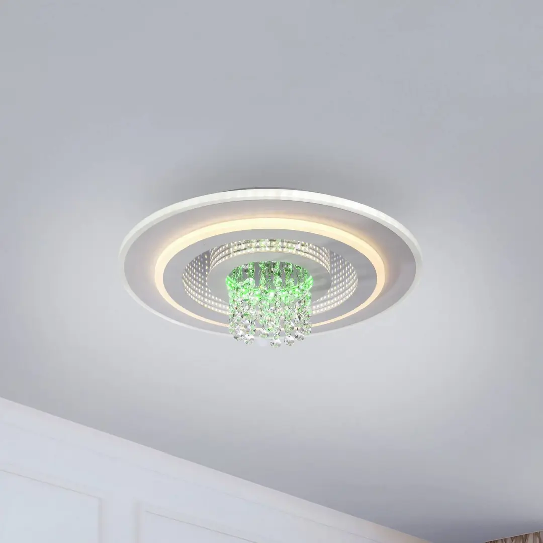 JUST LIGHT. GmbH JUST LIGHT. LED-Deckenlampe Tolago RGB, CCT, weiß, Remote