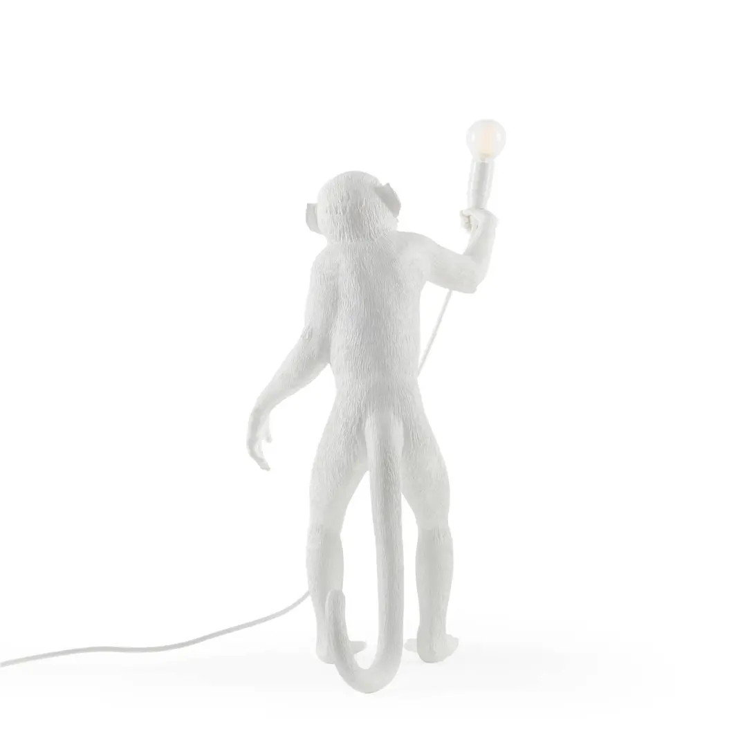 SELETTI Monkey Lamp LED-Dekolampe, weiß, stehend