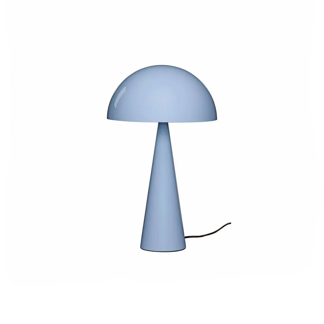 HÜBSCH Tischlampe Mush, eisblau, Metall, Höhe 50 cm
