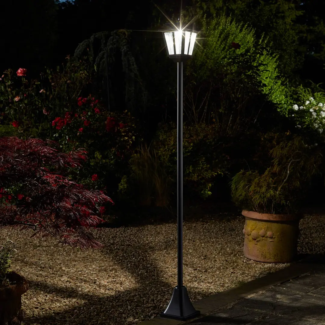 SMART GARDEN LED-Solar-Mastleuchte Whitehall 365, IP44