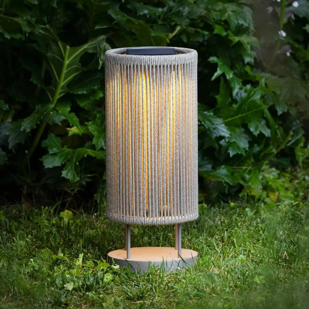Les Jardins LED-Solar-Bodenleuchte Rop&Strip Höhe 58 cm, 3.000 K, 500 lm