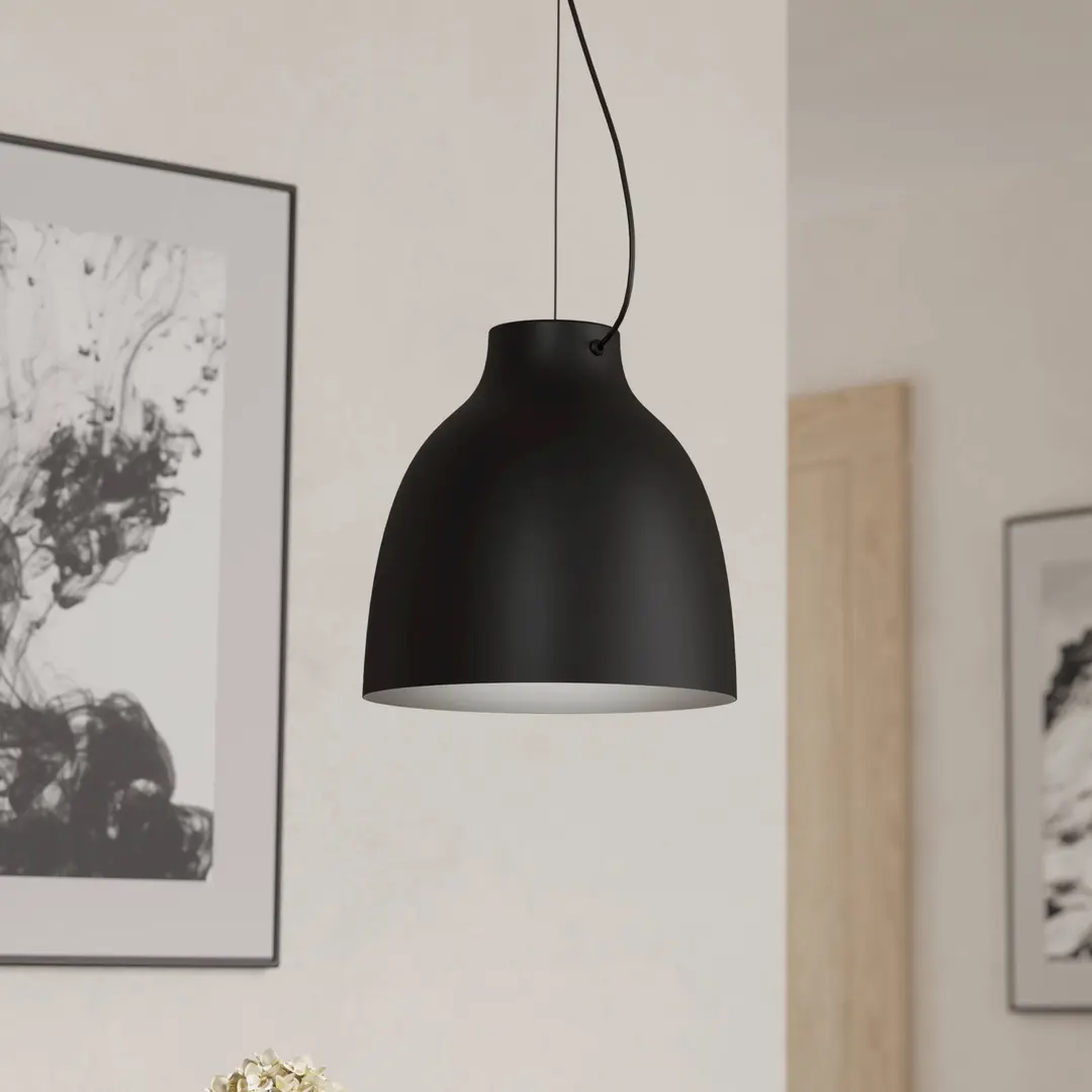 EGLO Camasca Hängeleuchte, einflammig, schwarz