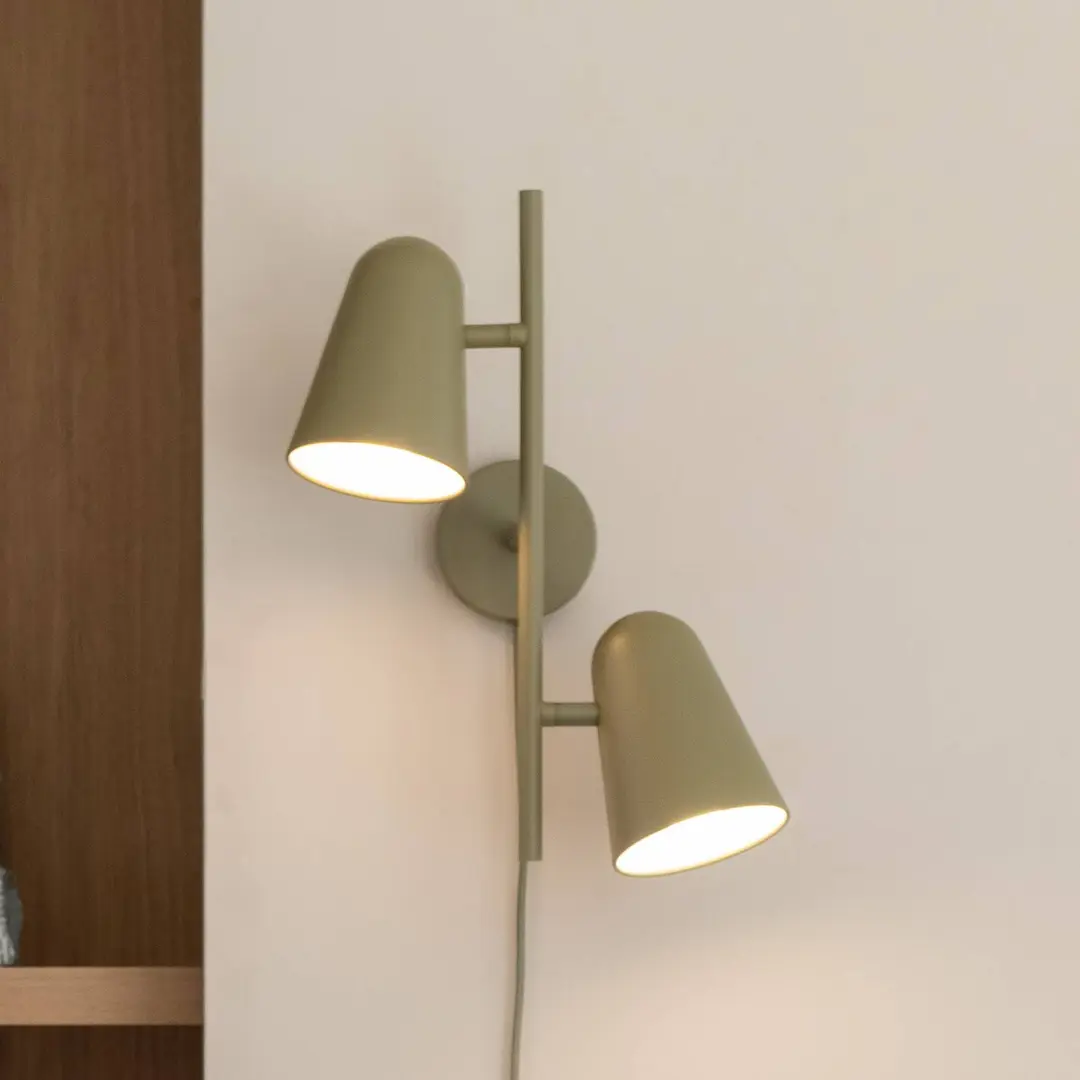 IT'S ABOUT ROMI Wandlampe Salamanca, olivgrün, Höhe 43 cm