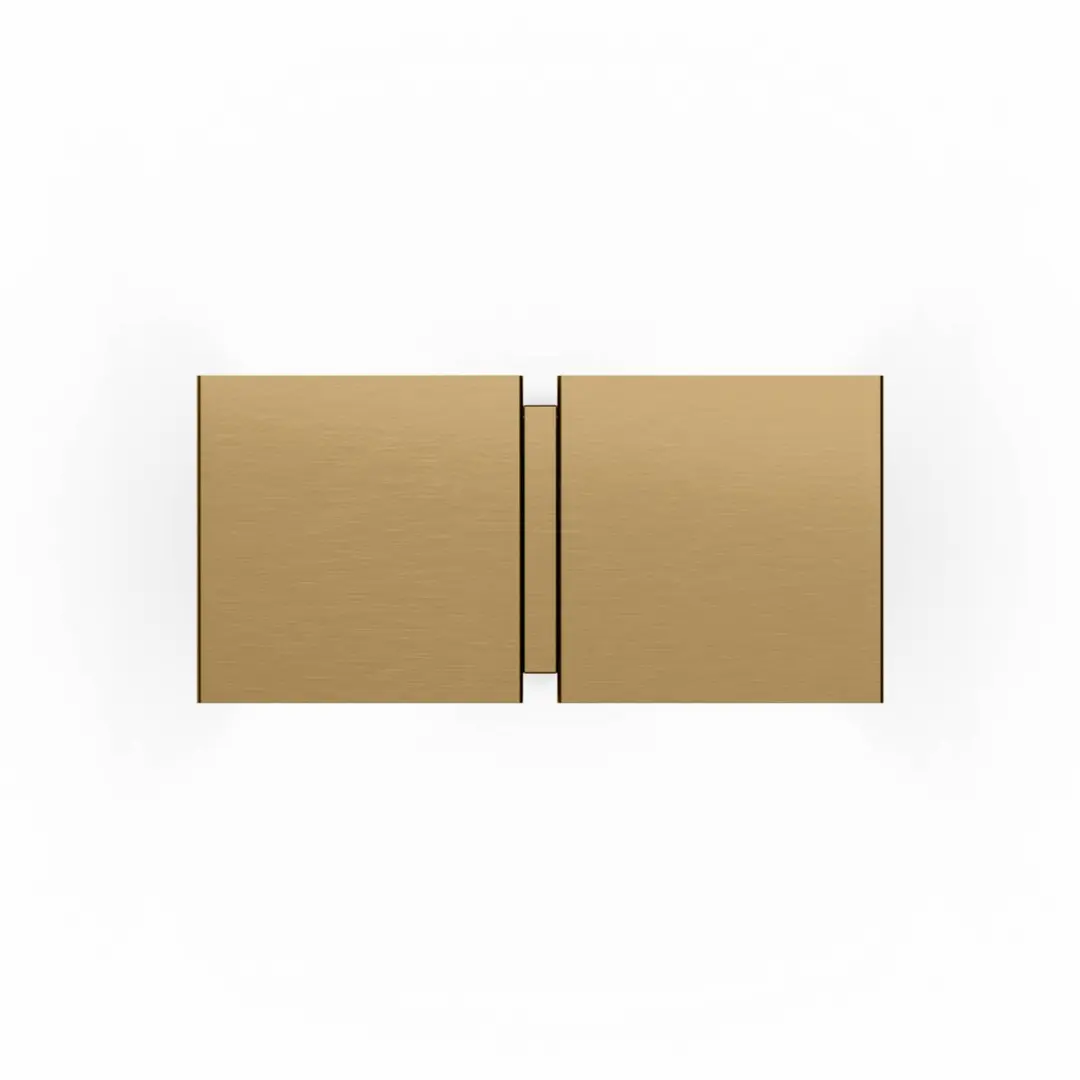Wever & Ducré Lighting WEVER & DUCRÉ Wandlampe CG Square beige, Breite 21 cm 2-flg
