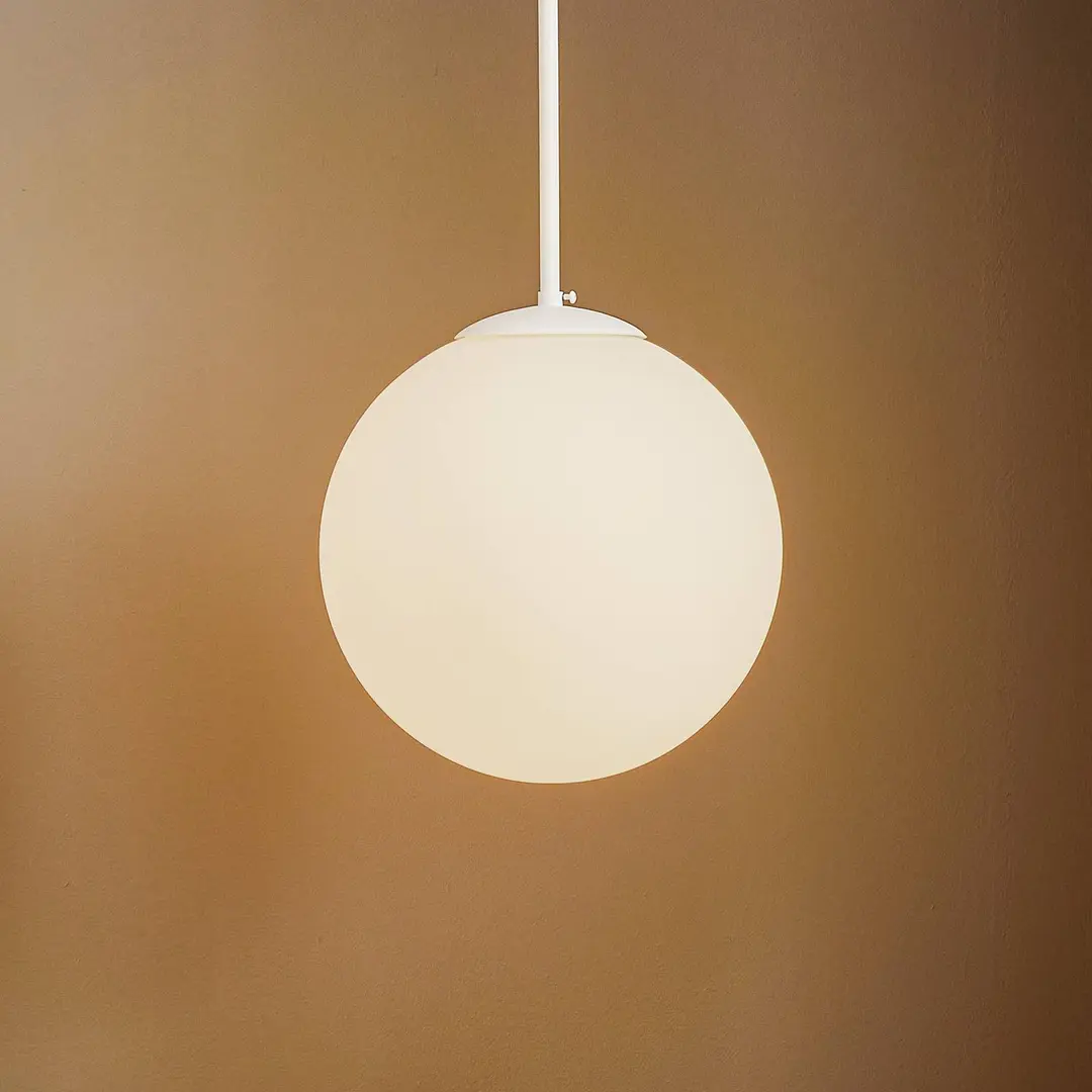 ALDEX Pendelleuchte Dione, einflammig, weiß, 30cm