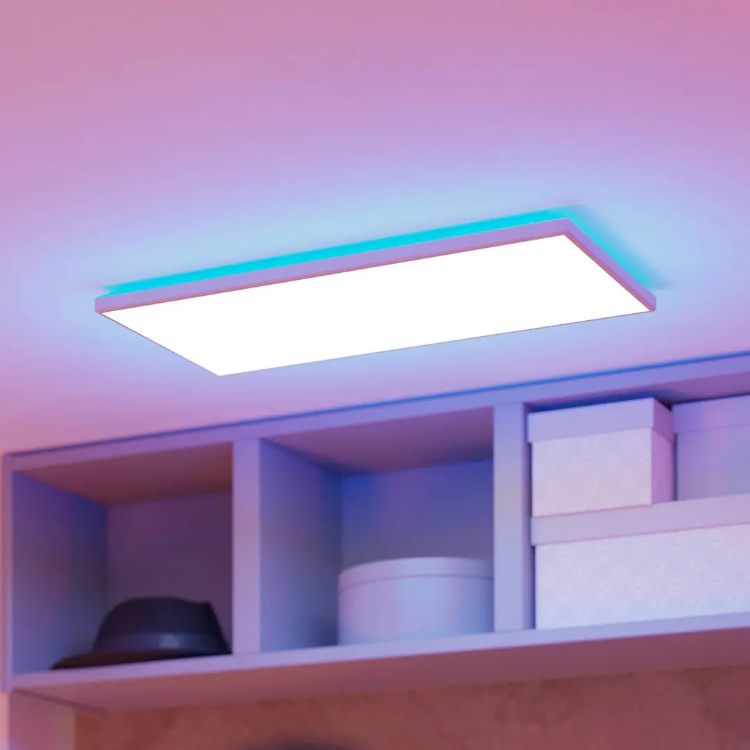 EGLO connect LED-Panel Rovito-Z weiß 57 x 30 cm Kunststoff
