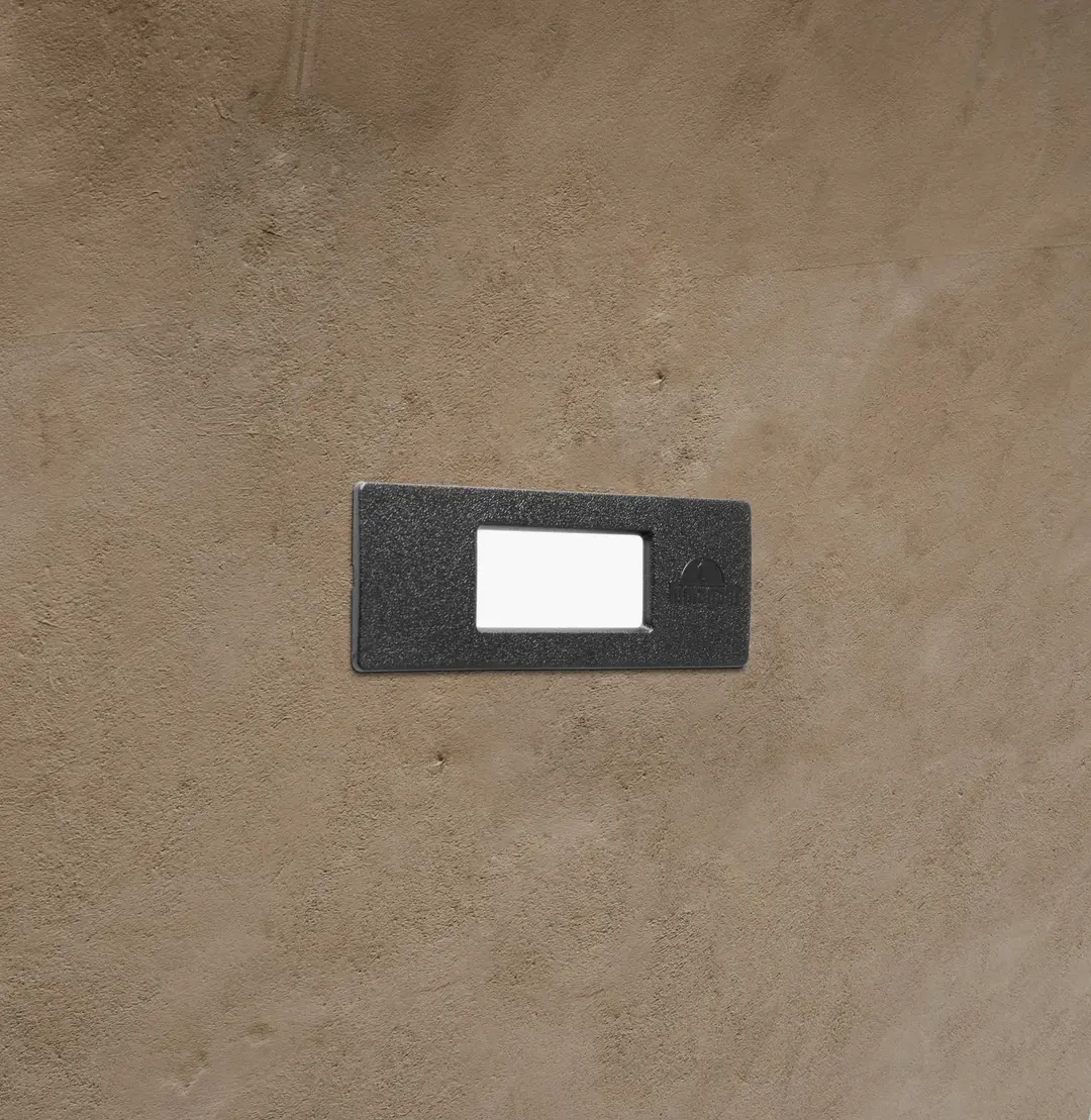 Fumagalli Einbauleuchte Nina IP55 schwarz/opal 15 cm R7S CCT Kunstharz