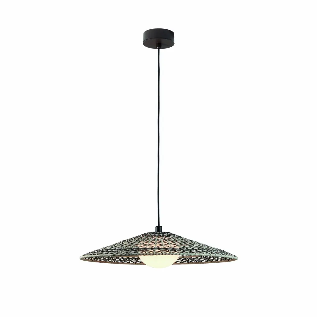 Bover LED-Außen-Hängelampe Nans Balis S/55, braun/braun