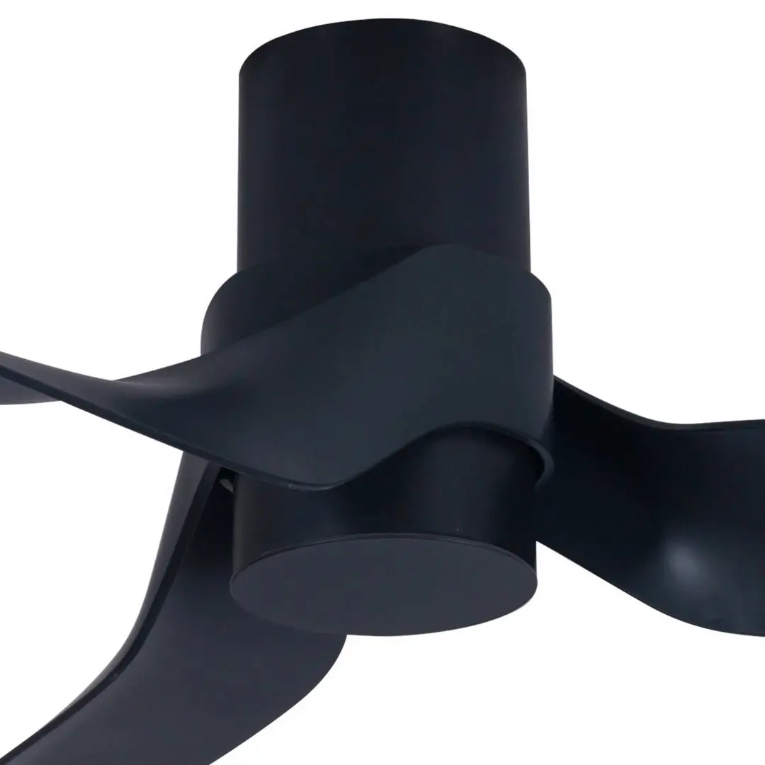 Beacon Lighting Beacon Deckenventilator mit Licht Nautica, schwarz, leise