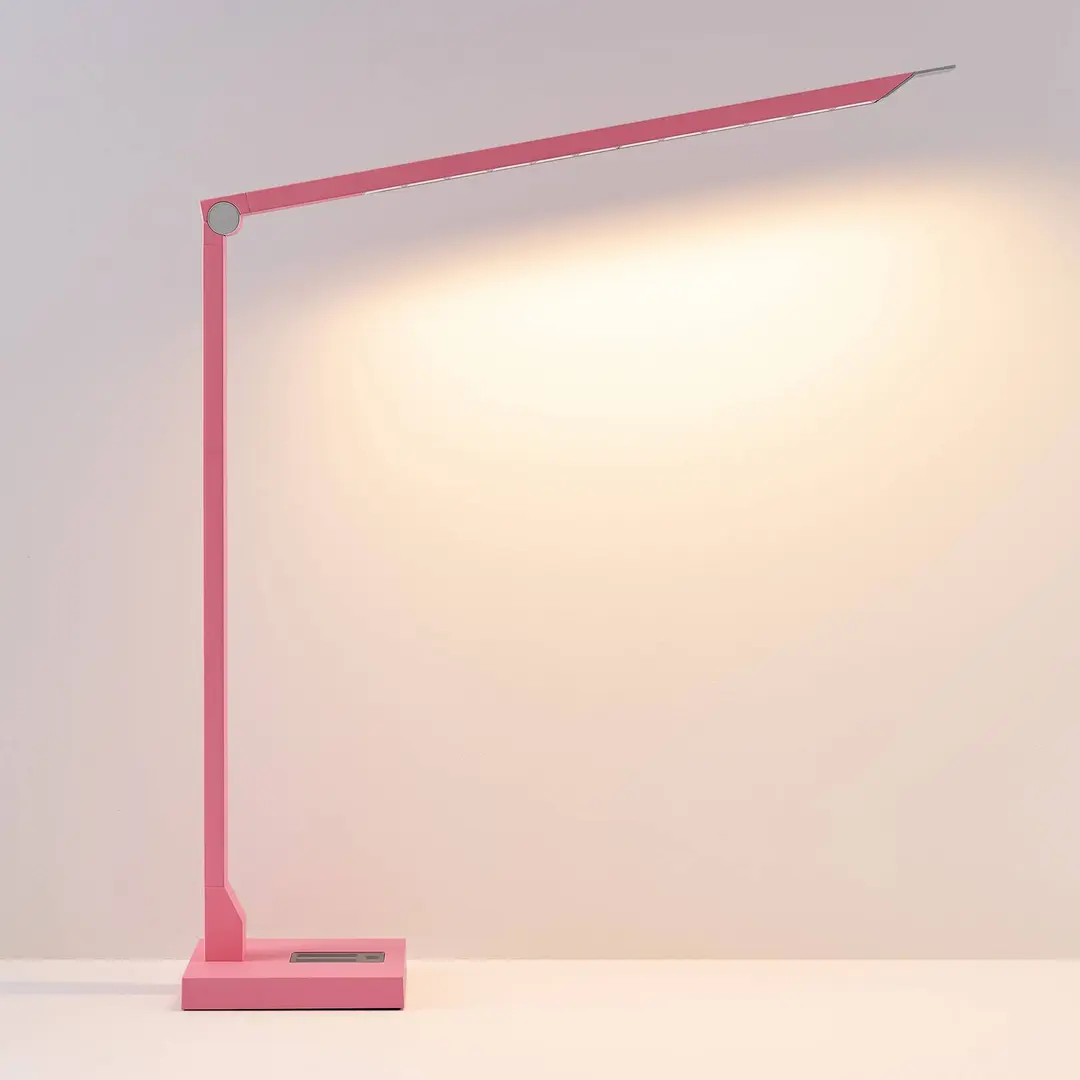 Molto Luce LED-Schreibtischleuchte FLOYD ACCU, pink, 55 cm, CCT, dim