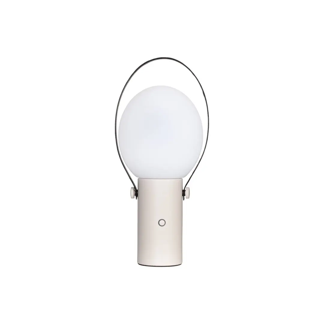 By Rydéns Bari LED-Akku-Tischlampe IP44 sandbeige