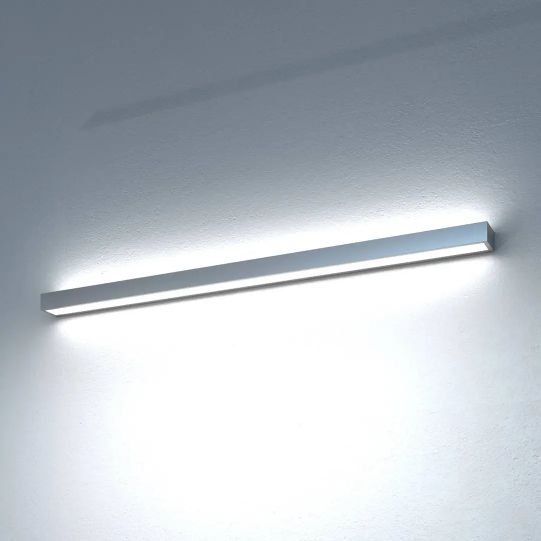 MCJ LED-Wandleuchte Mera, Breite 80 cm, alu, 4.000K