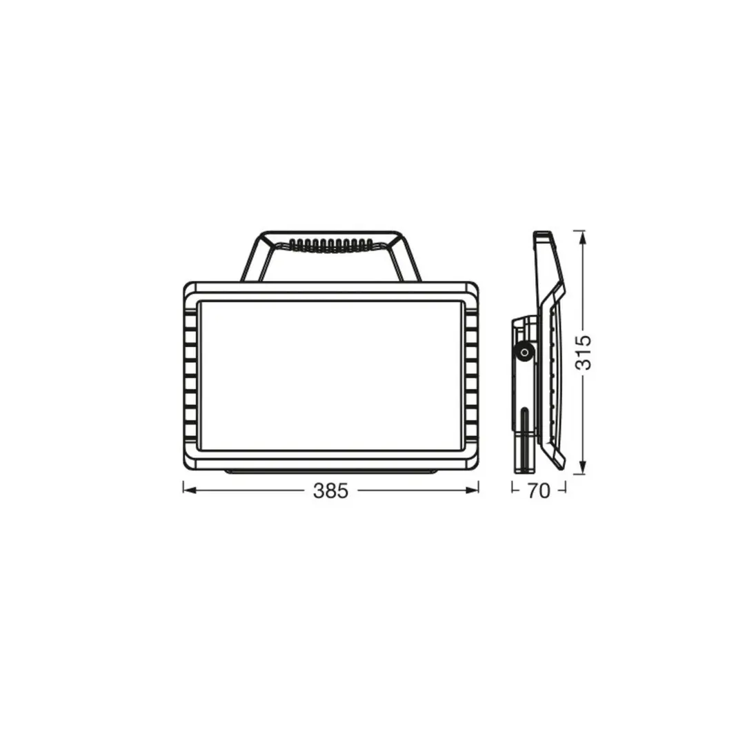 OSRAM LED-Akku-Arbeitslampe VALUE BATTERY, 26 W schwarz IP54