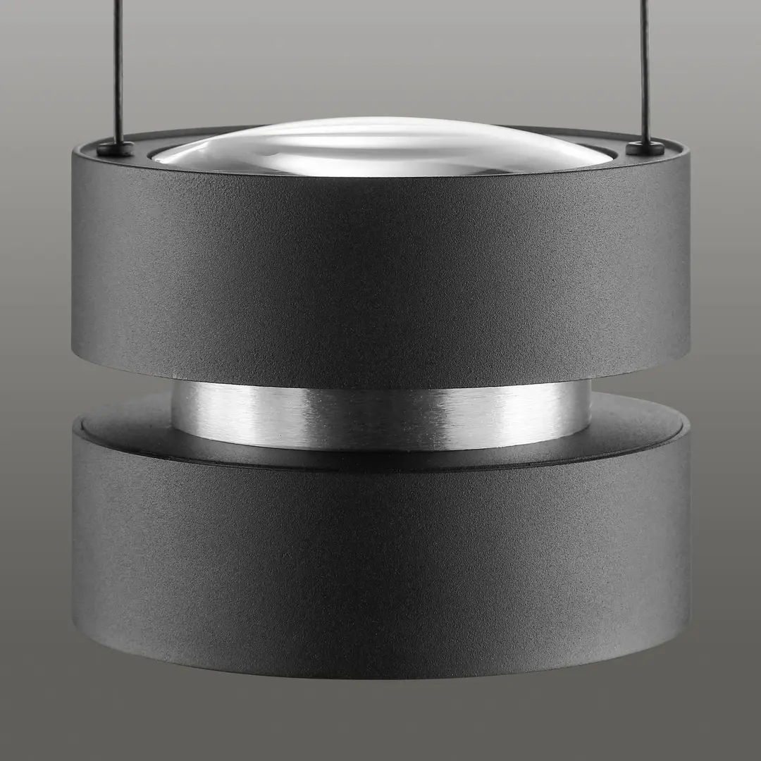 Brilliant LED-Hängelampe Glow-Sphere, Ø 18 cm, schwarz, Metall