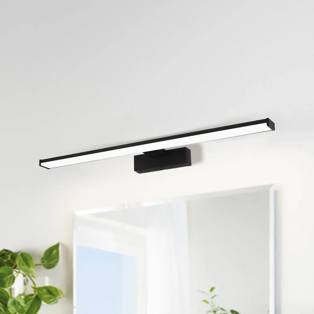 EGLO LED-Wandleuchte Pandella 1, Länge 60 cm, schwarz, Aluminium