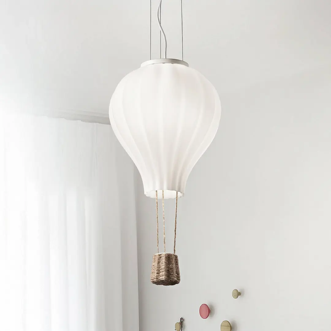 Ideal Lux Hängeleuchte Dream Big, weiß, Opalglas, Ø 42 cm