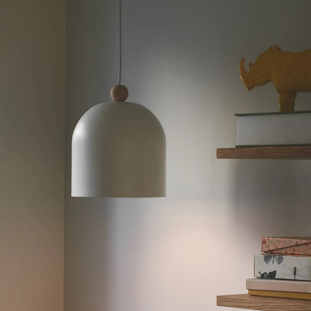 Nordlux Hängeleuchte Gaston, Lampenschirm Metall, weiß