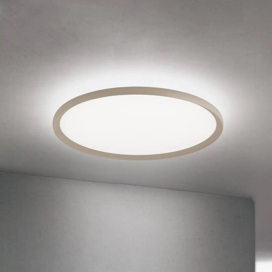 Orion LED-Deckenlampe Kant, Ø 60 cm khaki, CCT Metall/Kunststoff