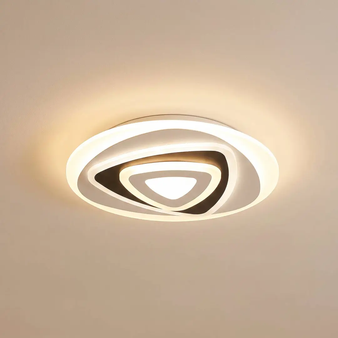 Lindby LED-Deckenleuchte Rebeka, Ø 50 cm, CCT, Fernbedienung