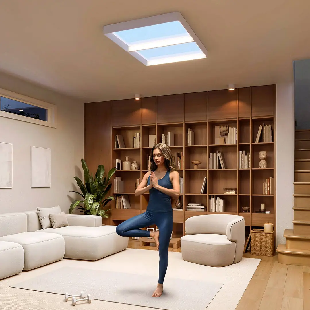 Philips LED-Deckenlampe SKYLIGHT, 91 x 60 cm, weiß, CCT IP44