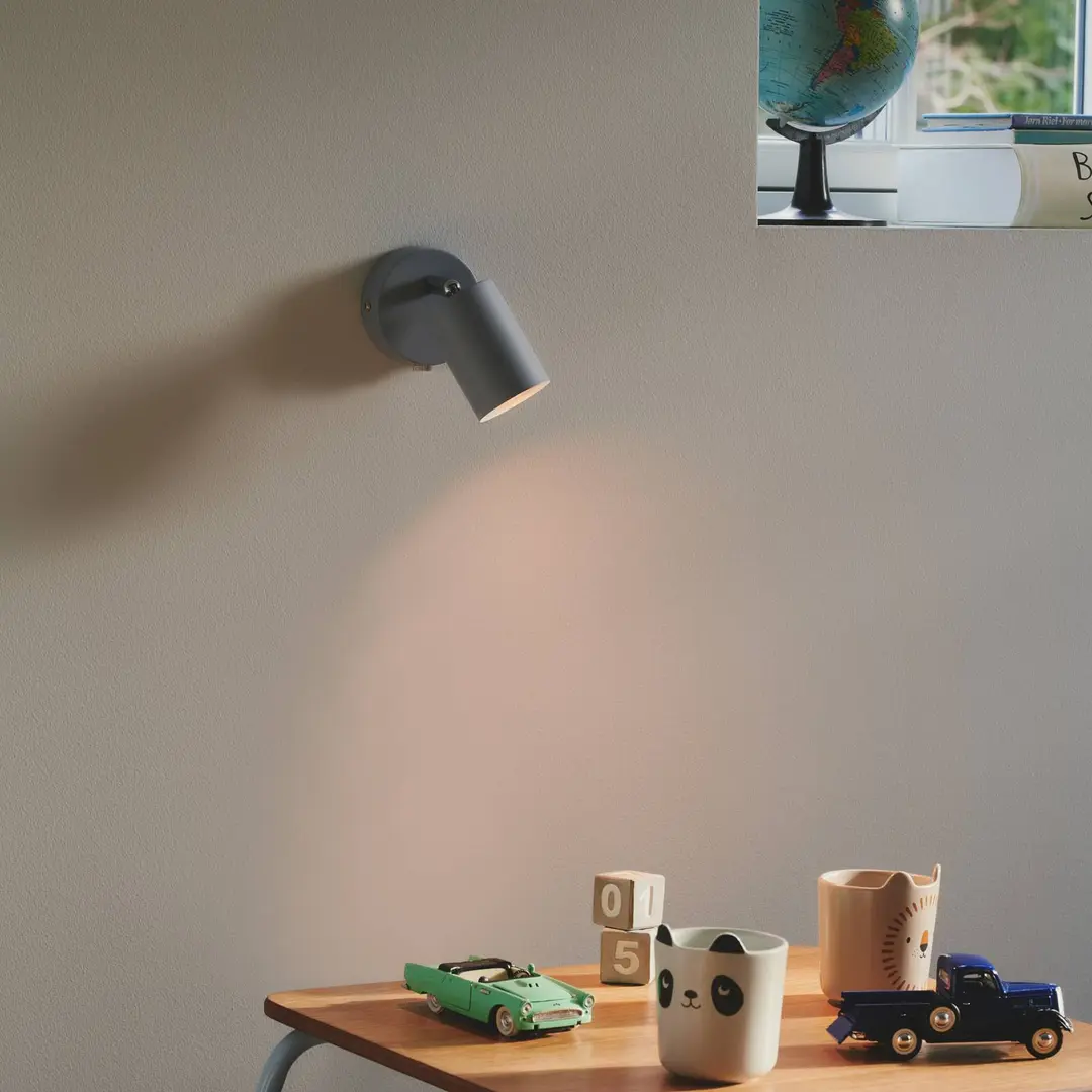 Nordlux Wandstrahler Explore mit Kabel und Stecker, GU10, blau