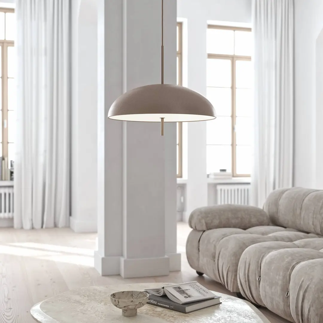 DFTP by Nordlux Hängeleuchte Versale, braun, Ø 50 cm