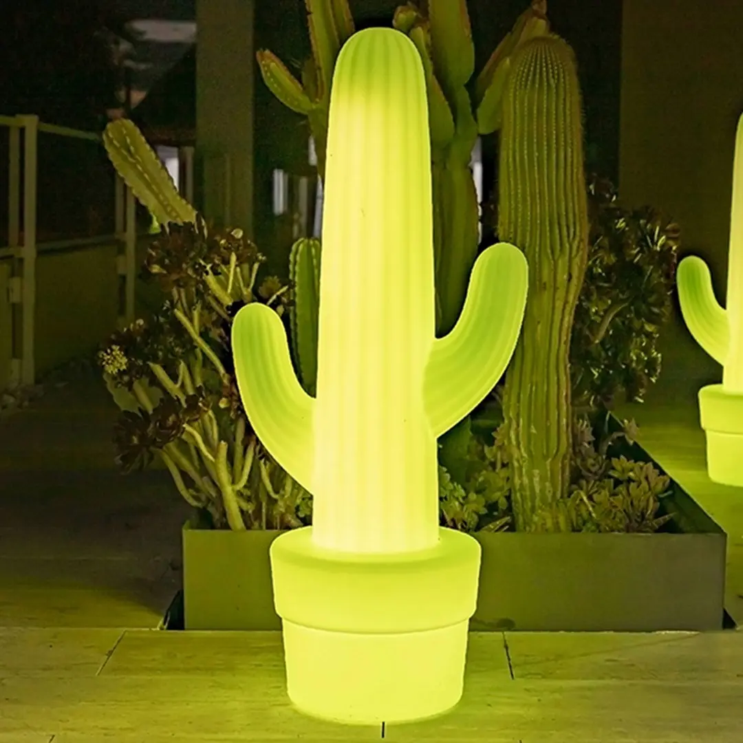 Newgarden Kaktus Stehleuchte, limonengrün