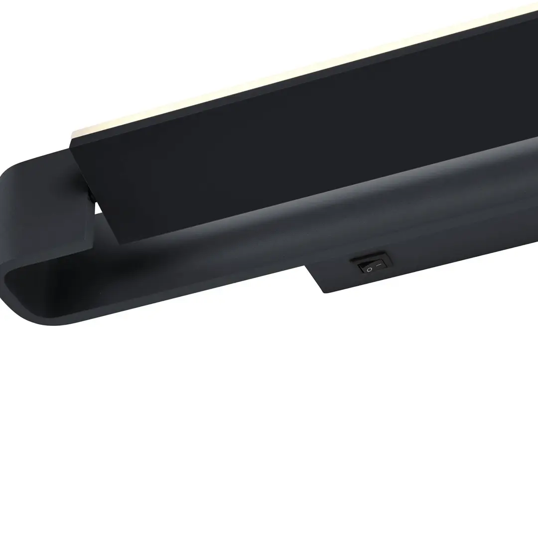 HELL LED-Wandleuchte Box, drehbar, schwarz