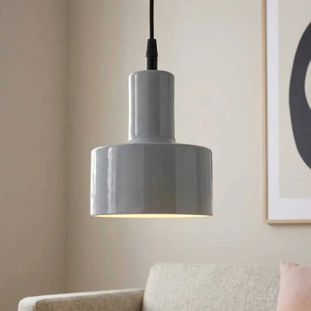 PR Home Hängeleuchte Solo Small mit Stecker Ø13cm, hellblau