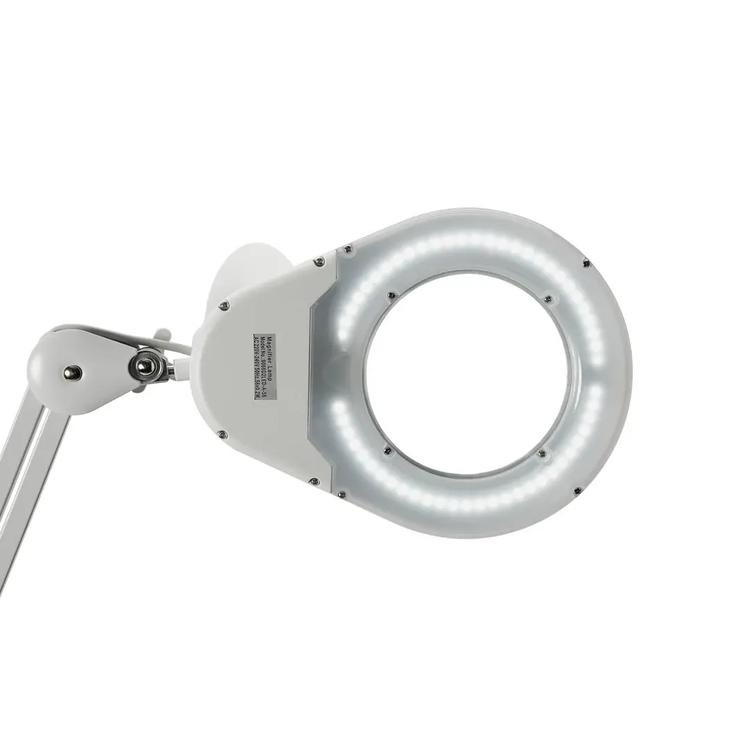 Maul LED-Lupenleuchte MAULviso, weiß, 48 cm, Metall