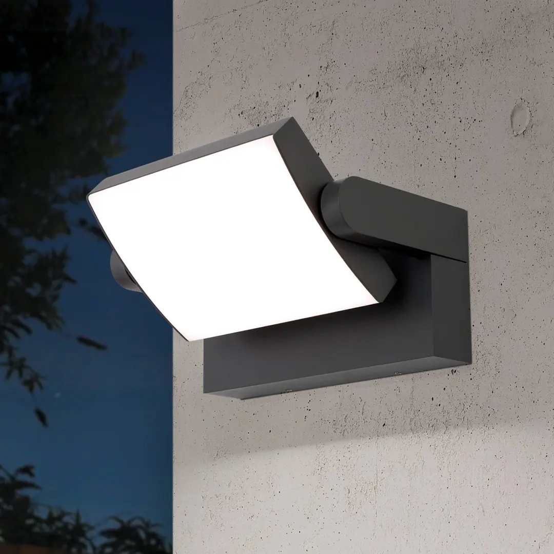 Orion LED-Außenwandleuchte Ginger, IP54, CCT, anthrazit