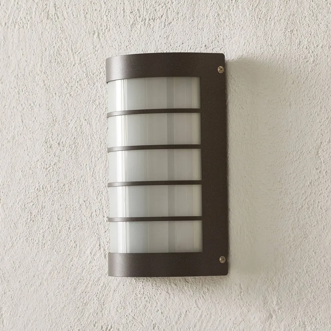 CMD Außenwandlampe Aqua Marco mit Raster, anthrazit