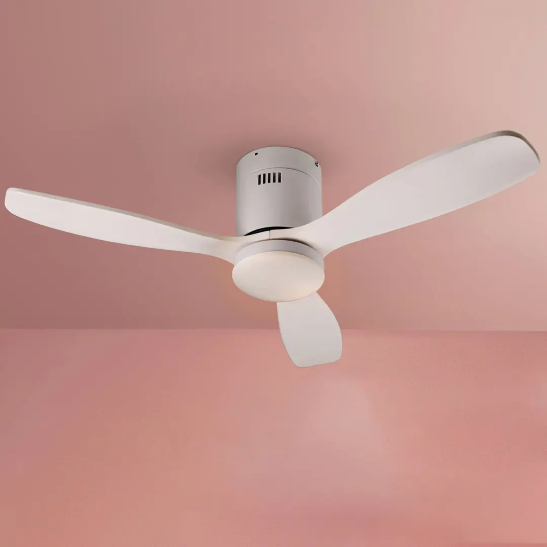 Schuller Valencia LED-Deckenventilator Siroco Mini, DC, leise, weiß, CCT