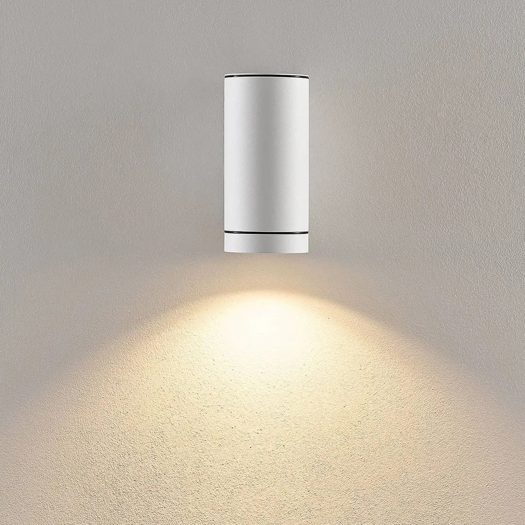 Deko-Light Außenwandlampe ShoreLine Pro Round, weiß, GU10