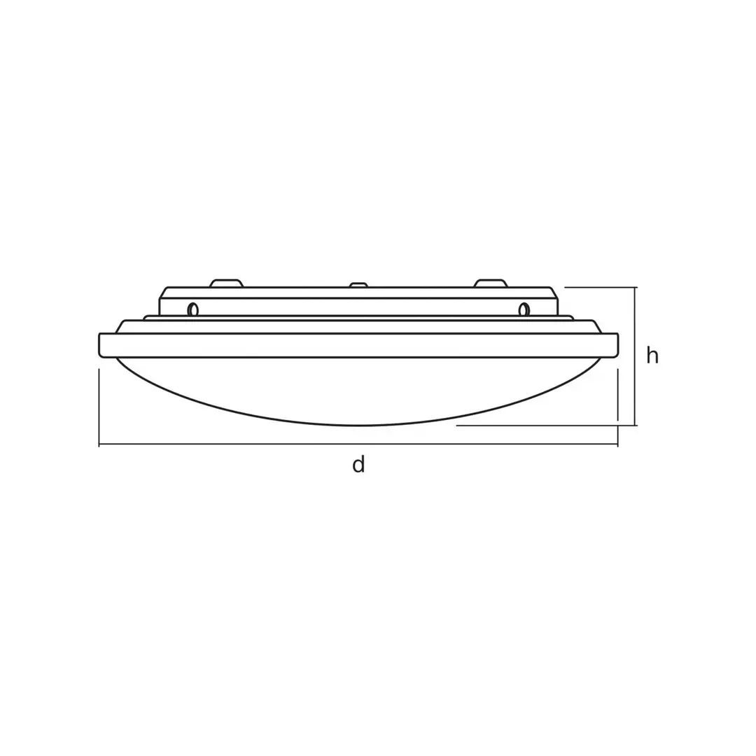OSRAM LED-Deckenleuchte ORBIS, Ø 31 cm, CCT, weiß