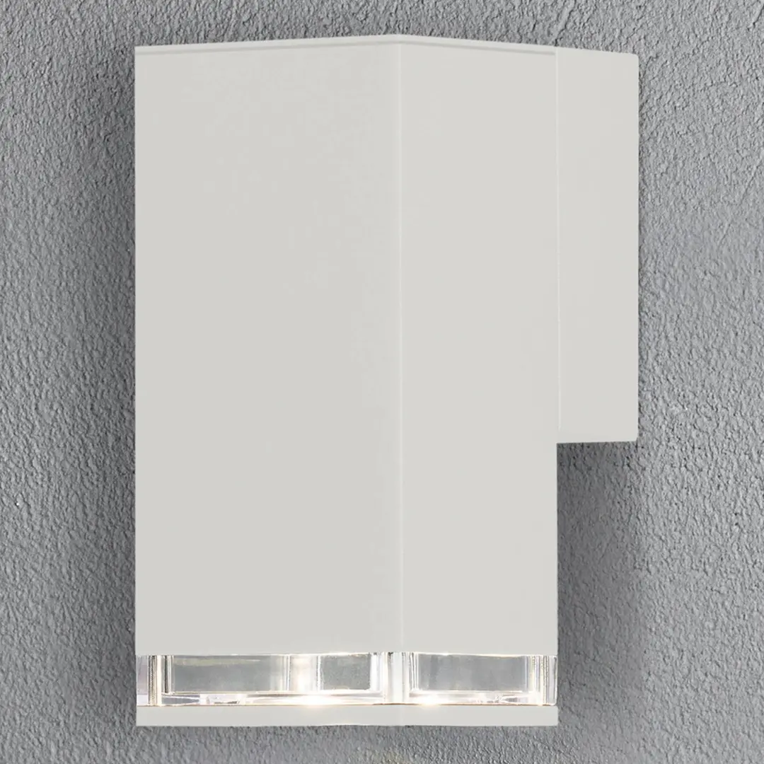 Konstsmide Außenwandleuchte Pollux Downlight 16,5cm, weiß