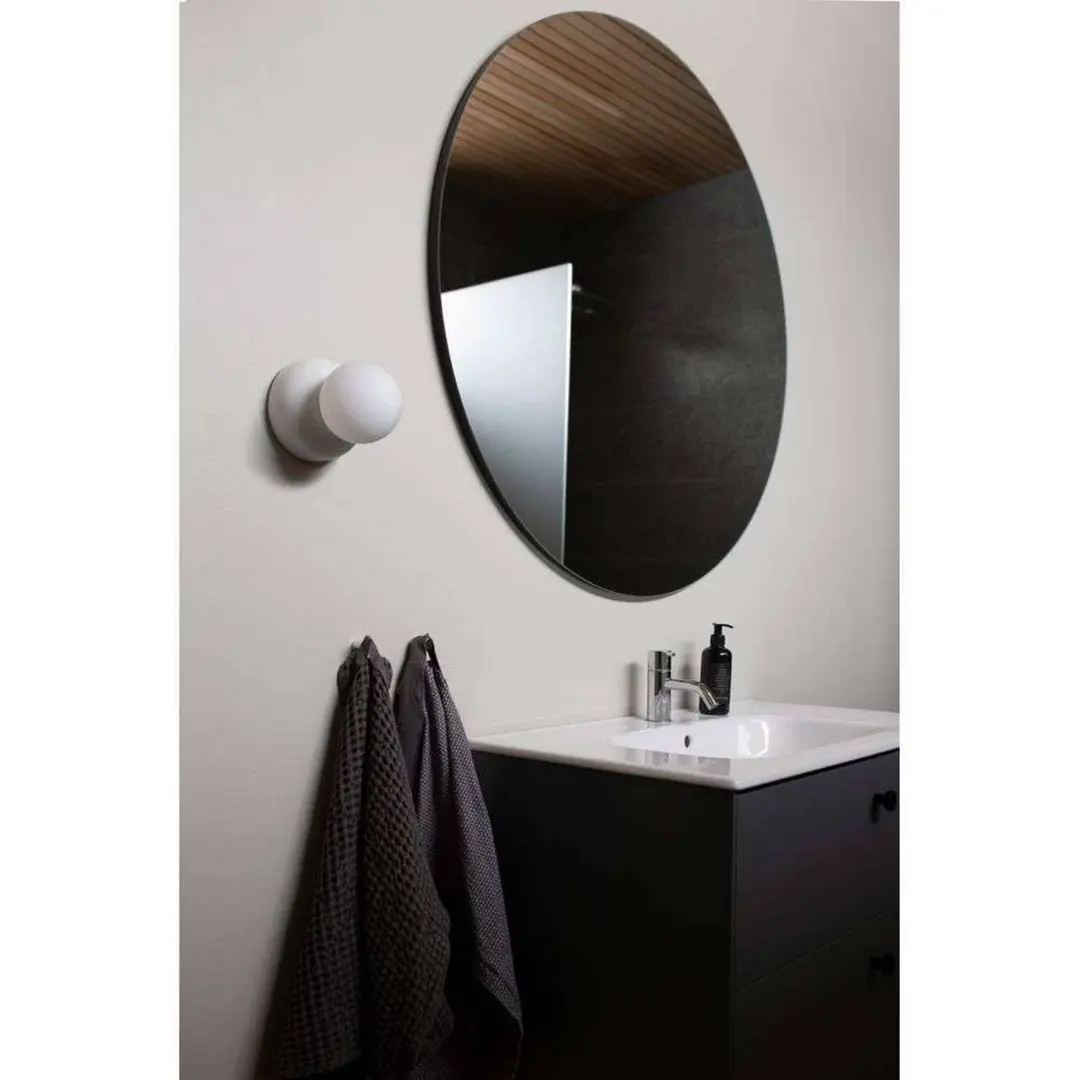 Globen Lighting Wandleuchte Torrano, weiß, Ø 13 cm, IP44
