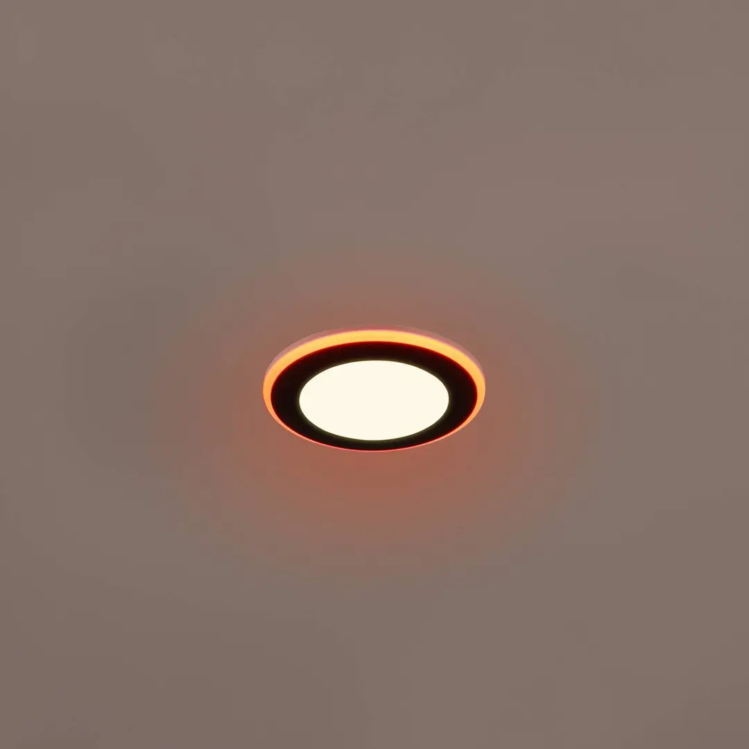 Trio Lighting LED-Einbaudownlight Argus RGBW Remote Ø8cm schwarz