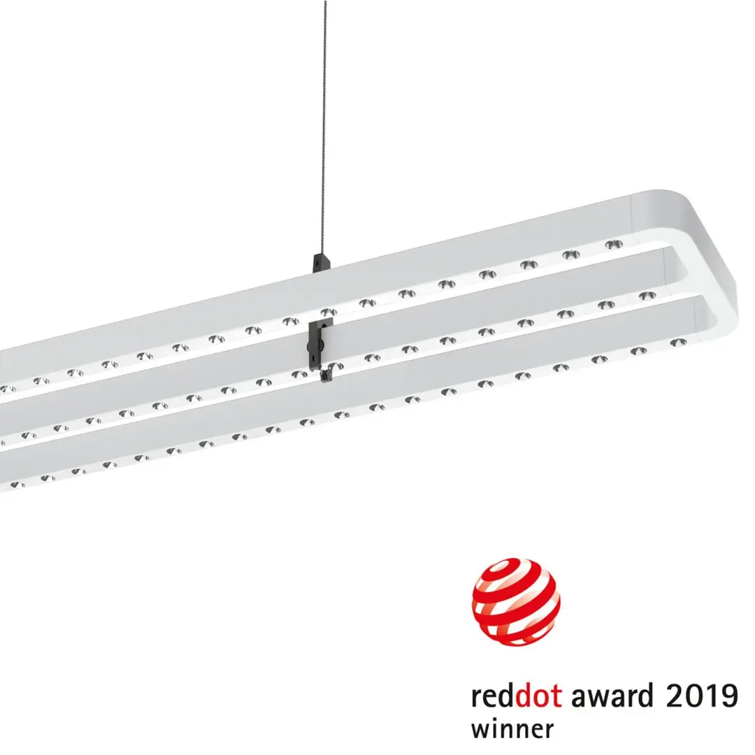 Performance in Lighting LED-Hängeleuchte Small Line, Sensor, 126 cm, weiß
