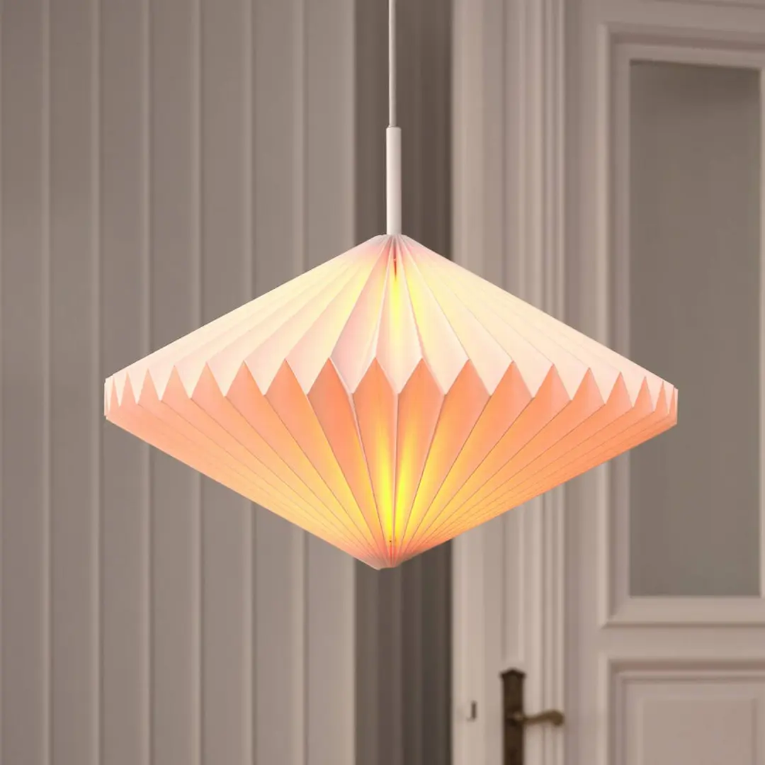 OSRAM Hängeleuchte Decor Paper Diamond, weiß, Papier, E27
