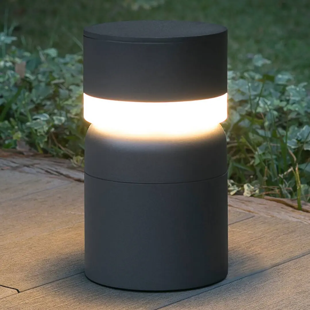 FARO BARCELONA LED-Sockelleuchte Sete, dunkelgrau