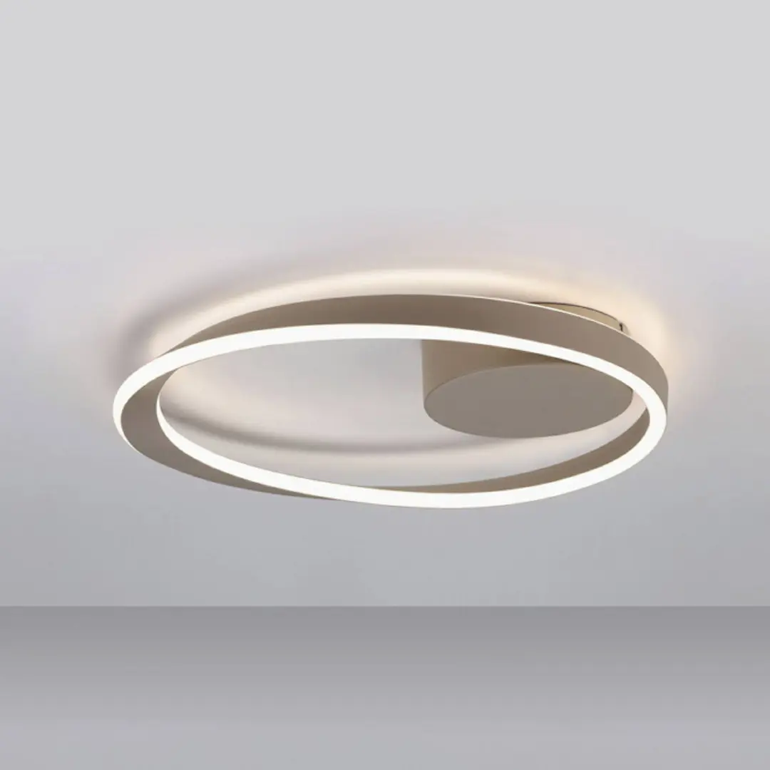 EGLO LED-Deckenlampe CAMEROTA, beige, Ø 41 cm, Fernbedienung