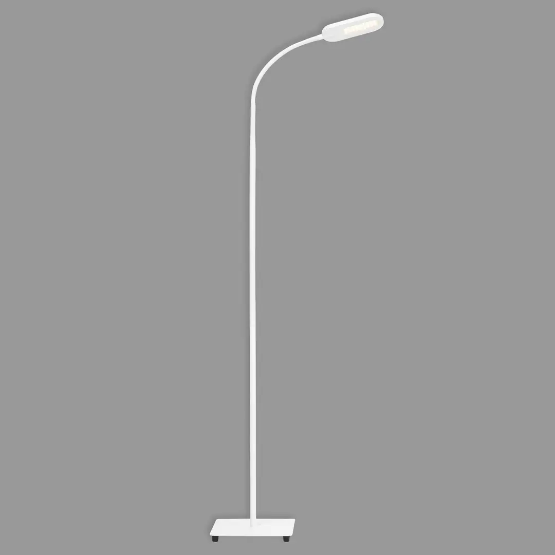 Briloner LED-Stehleuchte Office Step, weiß, dimmbar, CCT